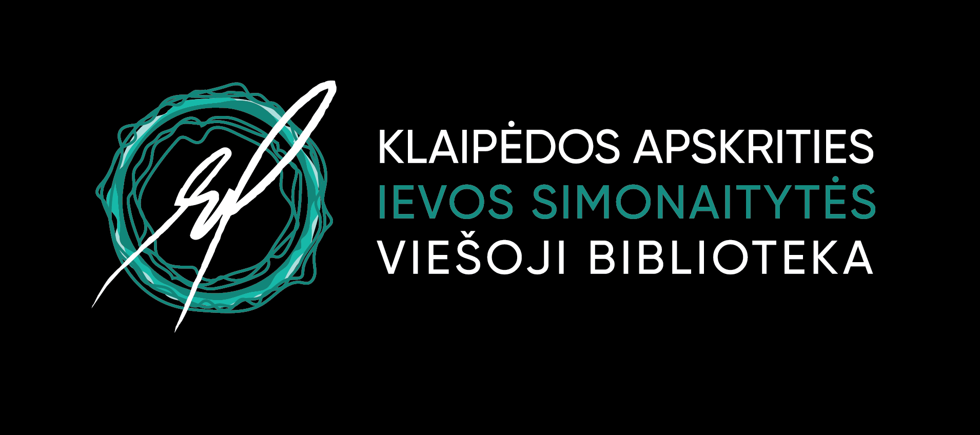 KLAVB logo (tamsiame fone)